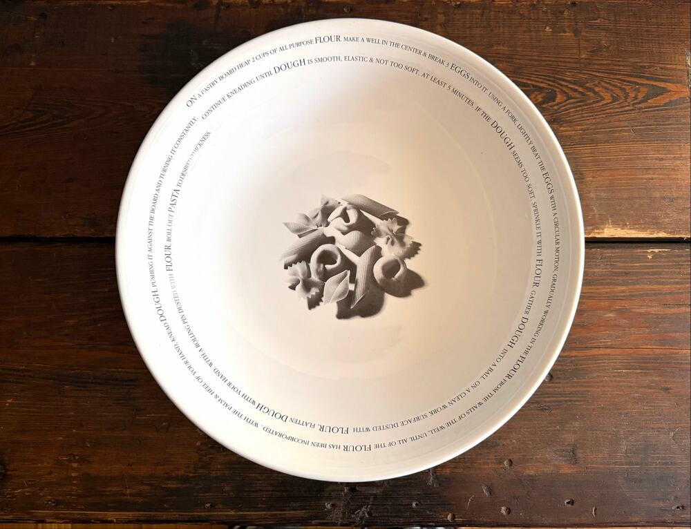 POTTERY BARN Recipe Pasta Serving Bowl